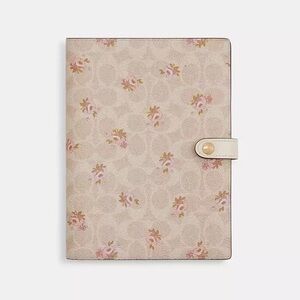 COACH FLORAL NOTEBOOK